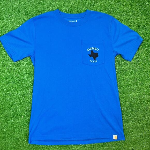 Carhartt Other - Carhartt Pocket Tee SM‎ Relax Fit Blue TX NWOT Carhartt Shirt